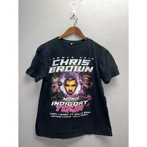 Chris Brown Tour Shirt Indigort Concert Tory Lanez Ty $ Joyner Lucas Tee Small